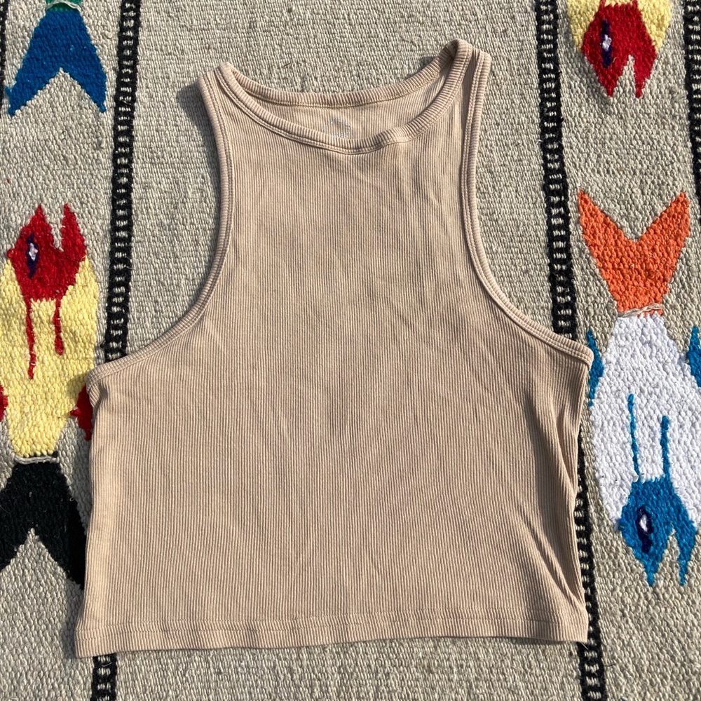 OneStepUp Women’s Tan Crop Top Size Medium